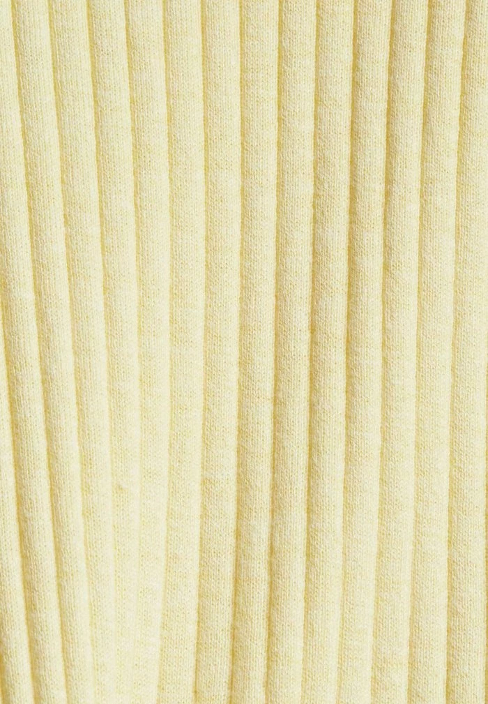 Edc By Esprit SHORT SLEEVE - Basic T-shirt - Pastel Yellow 7 Edc By Esprit SHORT SLEEVE - Basic T-shirt - Pastel Yellow - Image 7