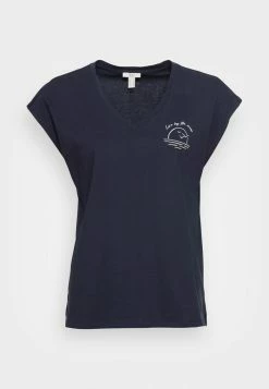 Edc By Esprit EMBRO - Basic T-shirt - Navy 8 Edc By Esprit EMBRO - Basic T-shirt - Navy -edc by Esprit Shop 32fa1247e99d4b7ea3f06df45e45330d