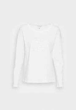 Edc By Esprit ARTWORK - Long Sleeved Top - Off White -edc by Esprit Shop 33868a3e15ca43bdb328b4a333520e21