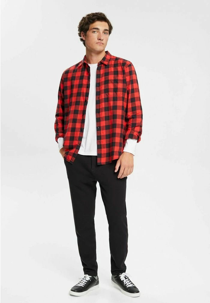 Edc By Esprit Shirt - Red 2 Edc By Esprit Shirt - Red - Image 2