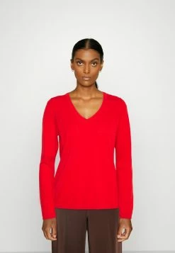 Edc By Esprit V-NECK - Jumper - Red