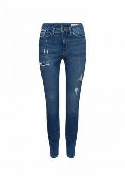 Edc By Esprit IM DESTROYED LOOK - Jeans Skinny Fit - Blue Dark Washed -edc by Esprit Shop 34a4c14aa02d4ce0a57bdb6b7f253234