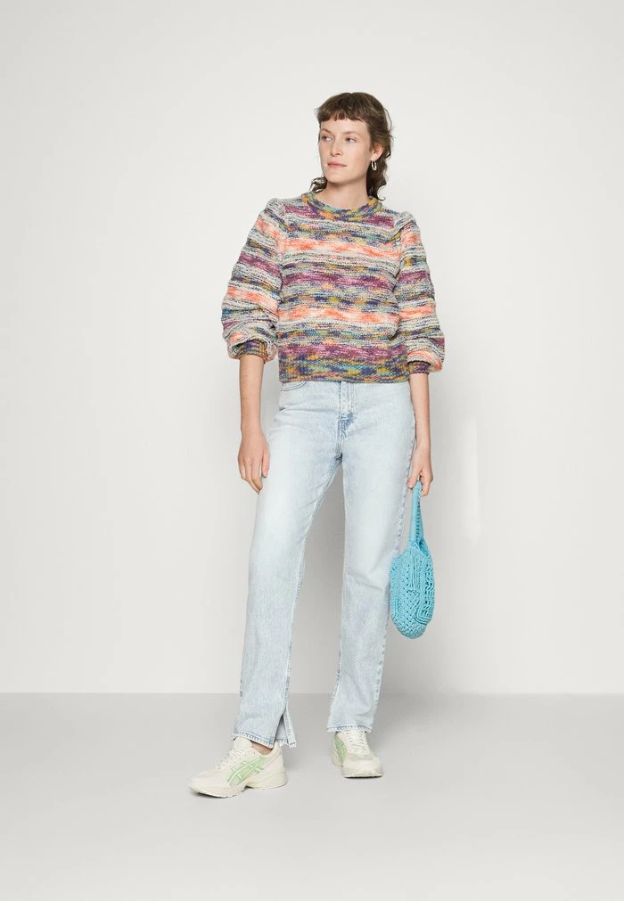 Edc By Esprit PUFF SLEEVE - Jumper - Multi-coloured 2 Edc By Esprit PUFF SLEEVE - Jumper - Multi-coloured - Image 2