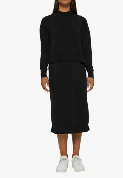 Edc By Esprit Jumper Dress - Black
