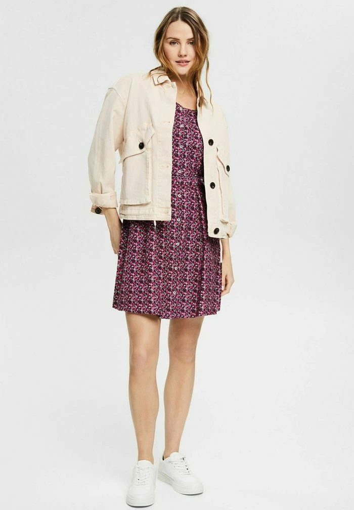 Edc By Esprit Day Dress - Navy 2 Edc By Esprit Day Dress - Navy - Image 2