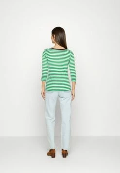 Edc By Esprit FULL NEEDLE SLEEVE - Long Sleeved Top - Green -edc by Esprit Shop 372bff108a314c1dba94af9b5a4c401d