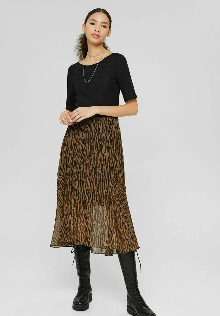 Edc By Esprit MIT RÜCKENAUSSCHNITT - Basic T-shirt - Black 2 Edc By Esprit MIT RÜCKENAUSSCHNITT - Basic T-shirt - Black - Image 2