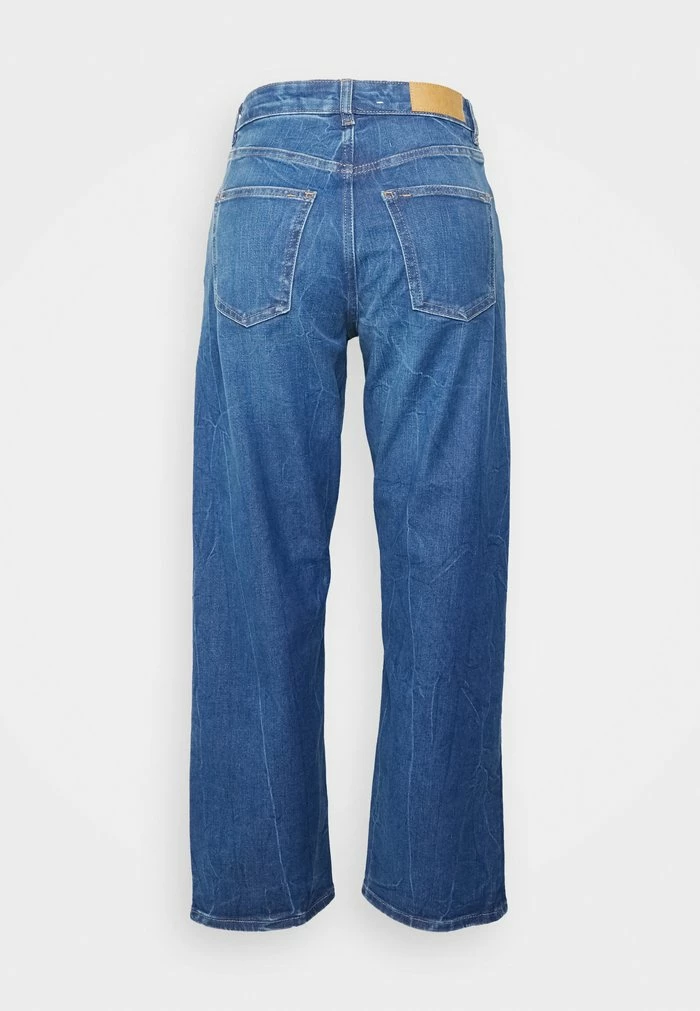 Edc By Esprit DAD FIT - Straight Leg Jeans - Blue Dark Wash 2 Edc By Esprit DAD FIT - Straight Leg Jeans - Blue Dark Wash - Image 2