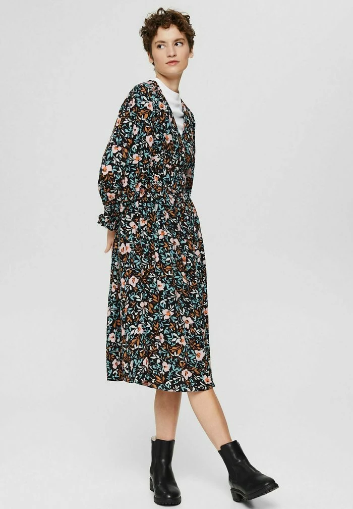 Edc By Esprit Day Dress - Black Colorway 4 Edc By Esprit Day Dress - Black Colorway - Image 4