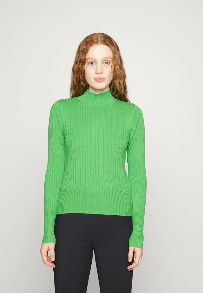 Edc By Esprit MOCK NECK SWEATER - Jumper - Green 1 Edc By Esprit MOCK NECK SWEATER - Jumper - Green