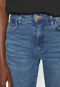 Edc By Esprit HIGH RISE - Jeans Skinny Fit - Blue Medium Wash -edc by Esprit Shop 3a4ed09869944fbead9974923901ce21