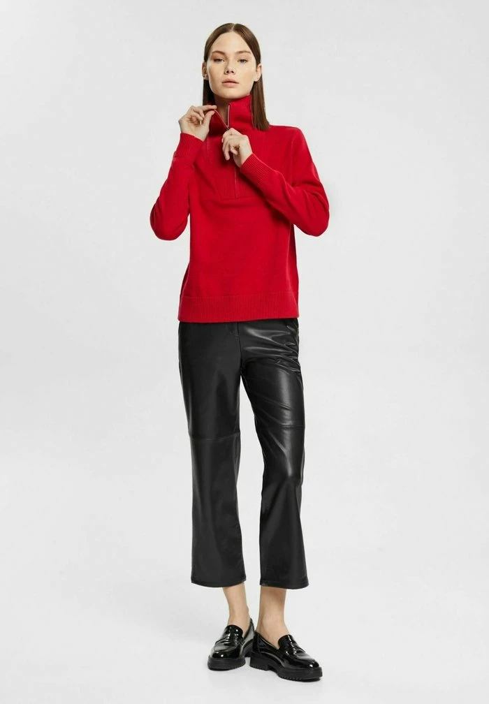 Edc By Esprit TROYER STRIPE S - Jumper - Dark Red 5 Edc By Esprit TROYER STRIPE S - Jumper - Dark Red - Image 5