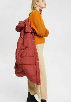 Edc By Esprit Winter Coat - Terracotta -edc by Esprit Shop 3b18e3140bae478e9122736c457fbd31