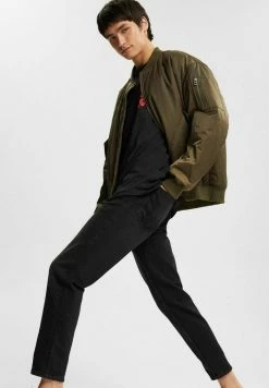 Edc By Esprit STRETCH - Straight Leg Jeans - Black Dark Wash -edc by Esprit Shop 3b2aefedcaf3497cbb6dd5c69f953a46