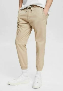 Edc By Esprit LEICHTE - Tracksuit Bottoms - Light Beige