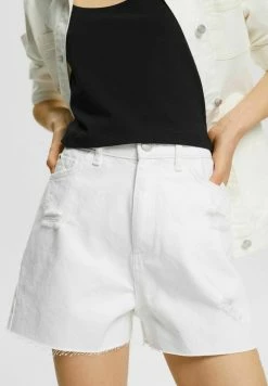Edc By Esprit Denim Shorts - White -edc by Esprit Shop 3be7128d96d5490788562305eae2a6b0