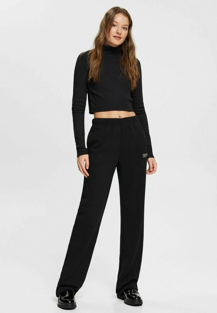 Edc By Esprit MIT ROLLKRAGEN - Long Sleeved Top - Black 2 Edc By Esprit MIT ROLLKRAGEN - Long Sleeved Top - Black - Image 2