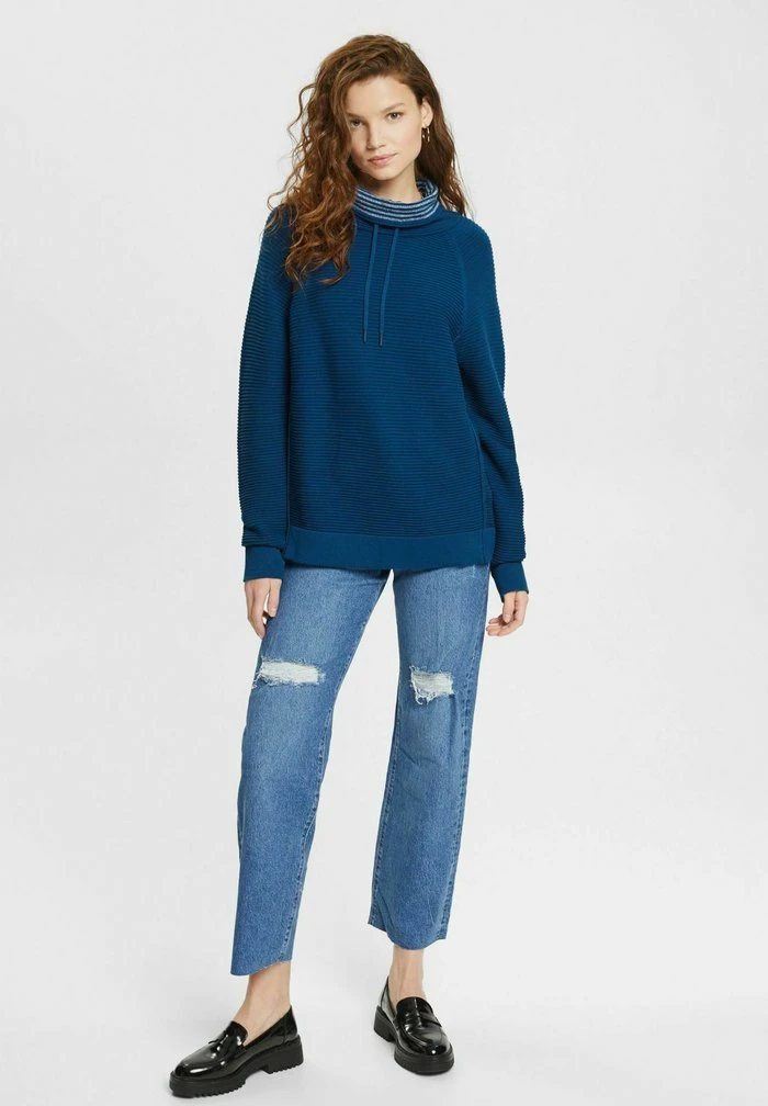 Edc By Esprit TROY - Jumper - Petrol Blue 2 Edc By Esprit TROY - Jumper - Petrol Blue - Image 2