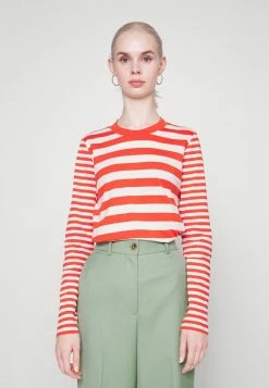 Edc By Esprit STRIPE - Long Sleeved Top - Red