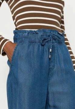 Edc By Esprit JOGGER - Trousers - Blue Medium -edc by Esprit Shop 3ecfef857b1b4f4c8da3b82787622f88