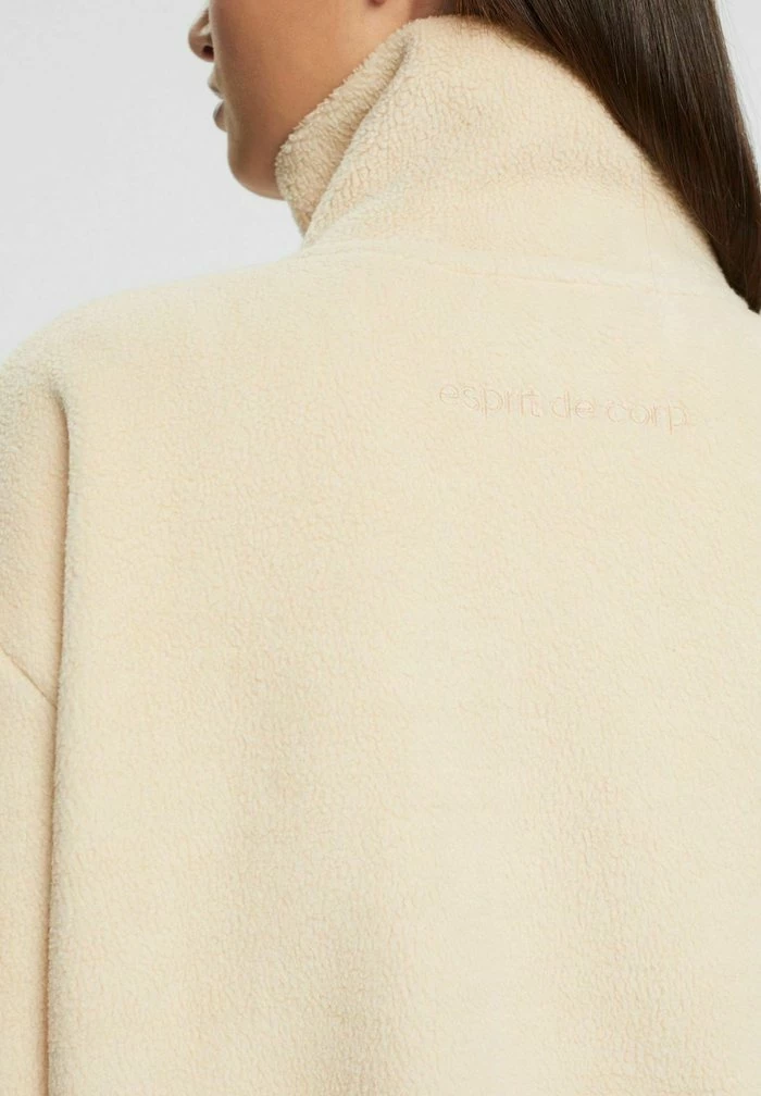Edc By Esprit MIT ZIPKRAGEN - Fleece Jumper - Beige 5 Edc By Esprit MIT ZIPKRAGEN - Fleece Jumper - Beige - Image 5