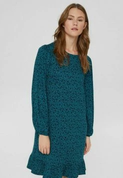 Edc By Esprit Day Dress - Emerald Green