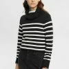 Edc By Esprit MIT STREIFEN - Jumper - Black