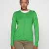 Edc By Esprit BASIC CREWNECK - Cardigan - Green