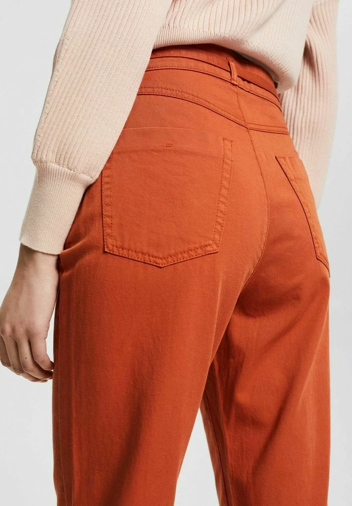 Edc By Esprit MIT BINDEGÜRTEL - Trousers - Toffee 5 Edc By Esprit MIT BINDEGÜRTEL - Trousers - Toffee - Image 5