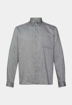 Edc By Esprit REGULAR FIT - Shirt - Black -edc by Esprit Shop 418adad1564f41bdb9e1866f7ed27cb2