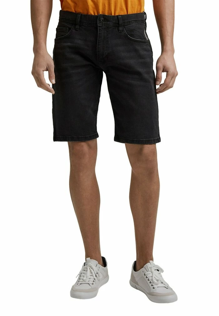 Edc By Esprit Denim Shorts - Black Dark Washed 5 Edc By Esprit Denim Shorts - Black Dark Washed - Image 5