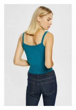 Edc By Esprit Top - Teal Blue 6 Edc By Esprit Top - Teal Blue -edc by Esprit Shop 44674ba842ab4b5bbed0609d93fb91e9