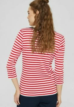 Edc By Esprit STRIPED SLEEVE TEE - Long Sleeved Top - Red 8 Edc By Esprit STRIPED SLEEVE TEE - Long Sleeved Top - Red -edc by Esprit Shop 458fb026f6ce4d9488b6778ba1e811e0