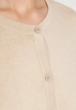 Edc By Esprit BASIC CREWNECK CARDIGAN - Cardigan - Beige -edc by Esprit Shop 4642162ddb81495d9b52826effaba93a