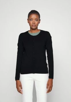 Edc By Esprit BASIC CREWNECK - Cardigan - Black