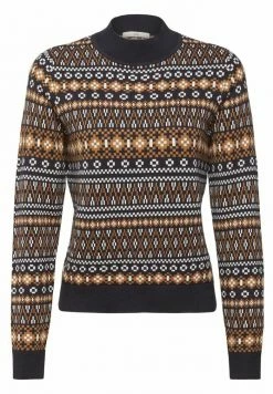 Edc By Esprit JACQUARD - Jumper - Navy -edc by Esprit Shop 4654cca84db14e8a8e0812f1caf0fe5c