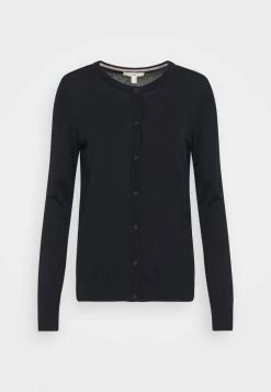 Edc By Esprit BASIC CREWNECK CARDIGAN - Cardigan - Navy