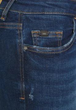Edc By Esprit RISE CROPPED - Jeans Skinny Fit - Blue Dark Wash -edc by Esprit Shop 46e4dedebde940d58518eaab17397640