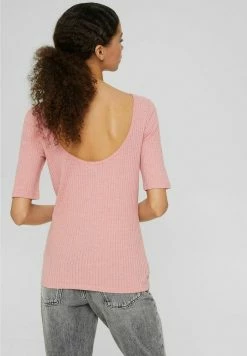Edc By Esprit MIT RÜCKENAUSSCHNITT - Basic T-shirt - Dusty Nude -edc by Esprit Shop 4746c8a1a83146b4909e02cfd6152c57