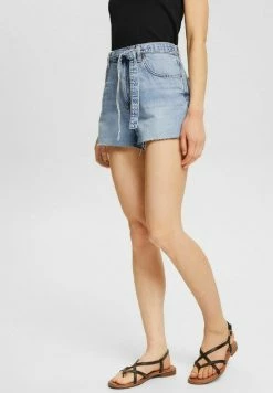Edc By Esprit Denim Shorts - Blue Light Wash