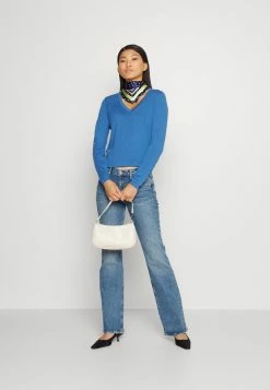 Edc By Esprit BASIC V-NECK - Jumper - Blue 7 Edc By Esprit BASIC V-NECK - Jumper - Blue -edc by Esprit Shop 48b816aa387043018f5de487f9a84fd0