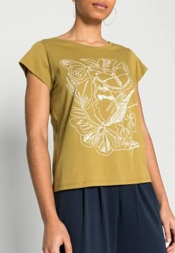 Edc By Esprit TEE - Basic T-shirt - Olive -edc by Esprit Shop 4a0f57d5ae8544b88d2e11bfe524da7a