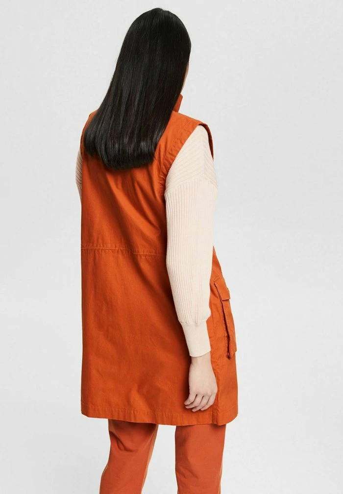 Edc By Esprit Waistcoat - Toffee 3 Edc By Esprit Waistcoat - Toffee - Image 3