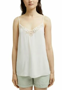 Edc By Esprit Top - Olive/ White