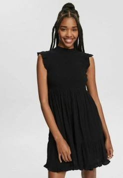 Edc By Esprit Day Dress - Black