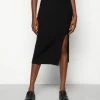 Edc By Esprit LONG - Pencil Skirt - Black