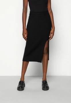 Edc By Esprit LONG - Pencil Skirt - Black