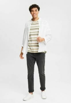 Edc By Esprit MIT STREIFENMUSTER - Print T-shirt - Cream Beige 12 Edc By Esprit MIT STREIFENMUSTER - Print T-shirt - Cream Beige -edc by Esprit Shop 4c116e48f21140b6abea20edb71a46cc