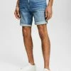 Edc By Esprit Denim Shorts - Blue Medium Wash