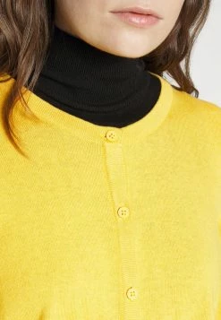 Edc By Esprit BASIC CREWNECK - Cardigan - Yellow -edc by Esprit Shop 4c5a470680fa46dda3ce9f42a50da396